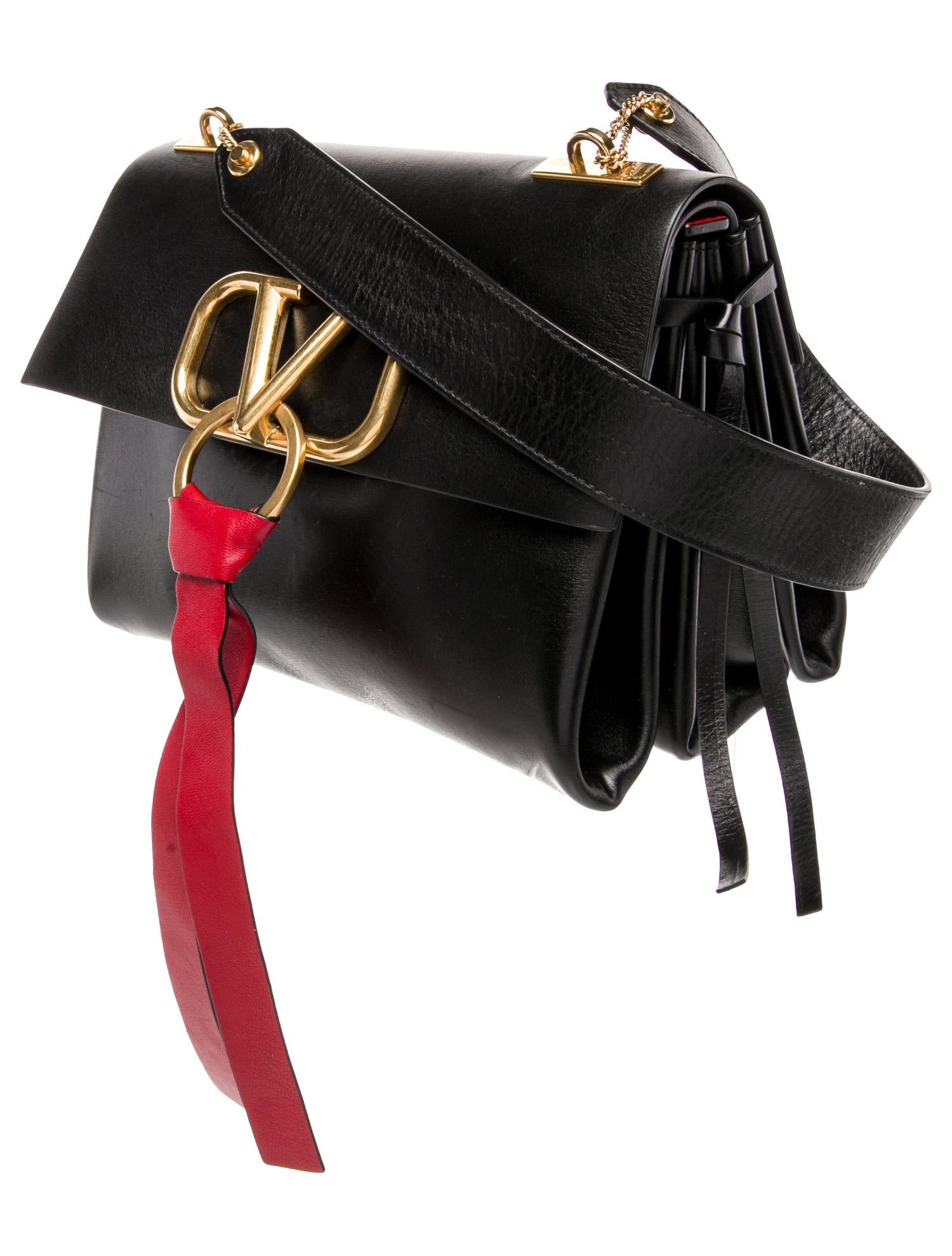 Valentino Leather Shoulder Bag